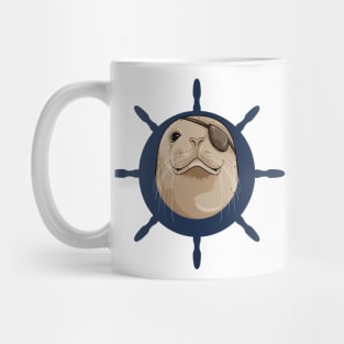 Seal with Ship rudder Mug